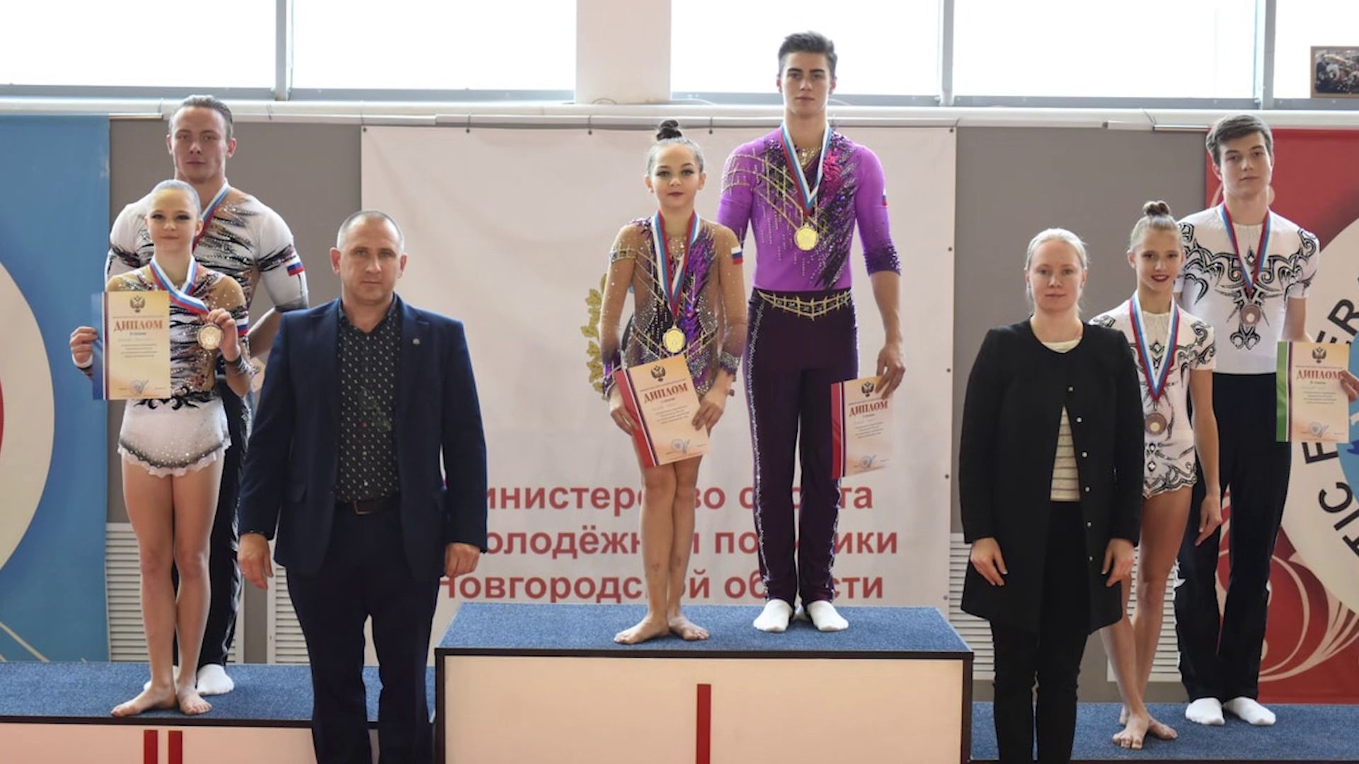 Смешанная пара из Ярославля стала лучшей на чемпионате страны по спортивной акробатике