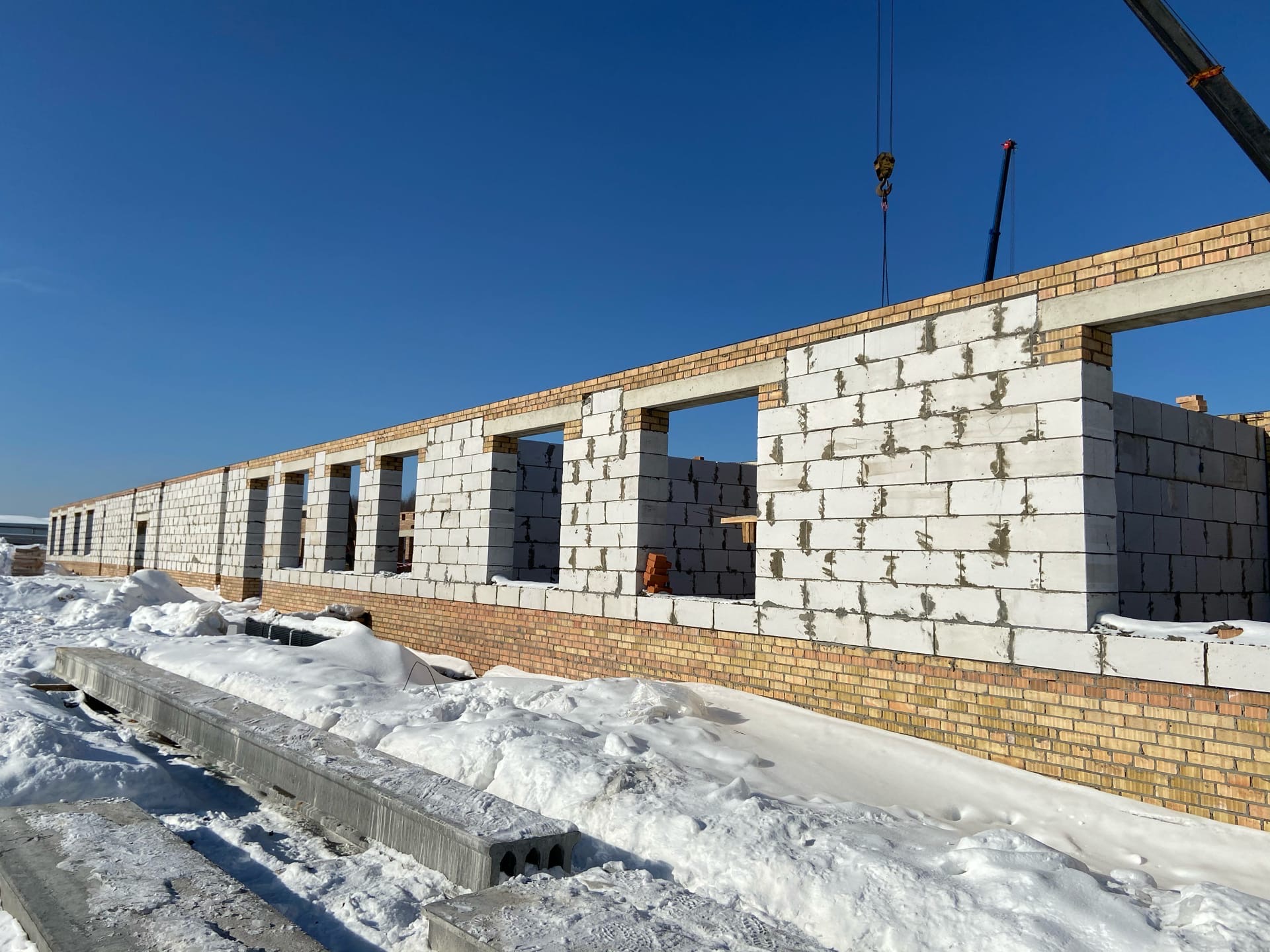 В селе Новом стоят спальный корпус для ветеранов войны и труда