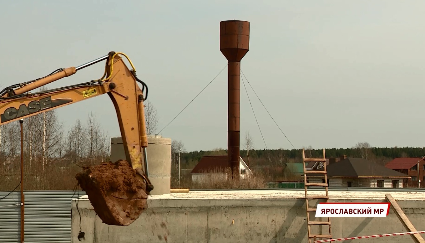 В Красных Ткачах строят современную водоподготовительную станцию