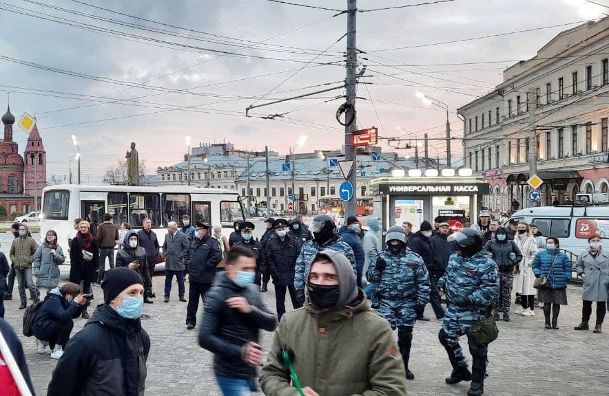 Полный провал: на митинг в поддержку Навального в Ярославле пришли всего 0,05% жителей