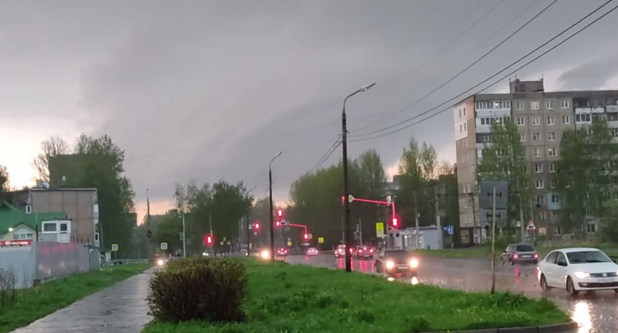 МЧС: в понедельник в Ярославской области ожидается гроза с сильным ветром