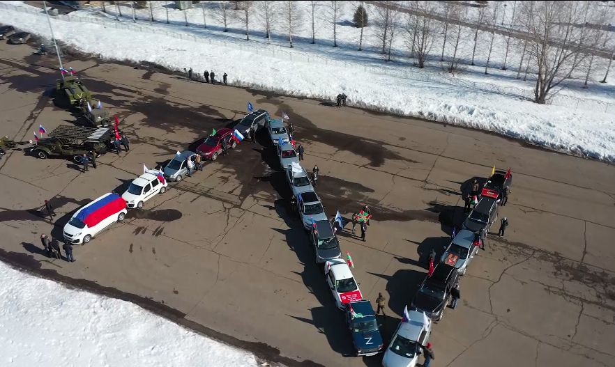 В Ярославле состоялся масштабный автопробег в честь воссоединения Крыма с Россией