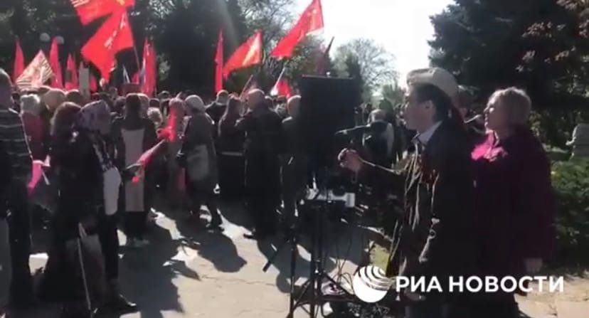 В Херсоне впервые прошел «Бессмертный полк» после освобождения
