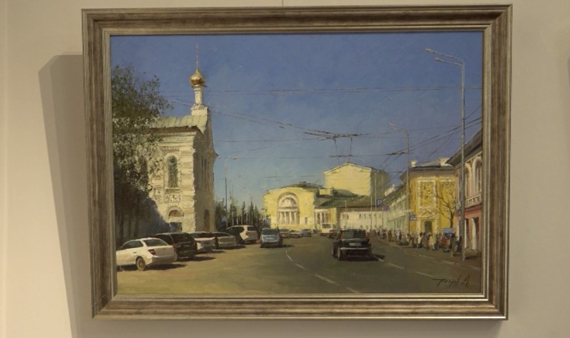 В областной столице открылась выставка «Музыка города» известного ярославского художника