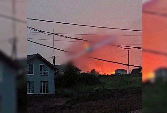 В Карабихе под Ярославлем сгорел жилой дом