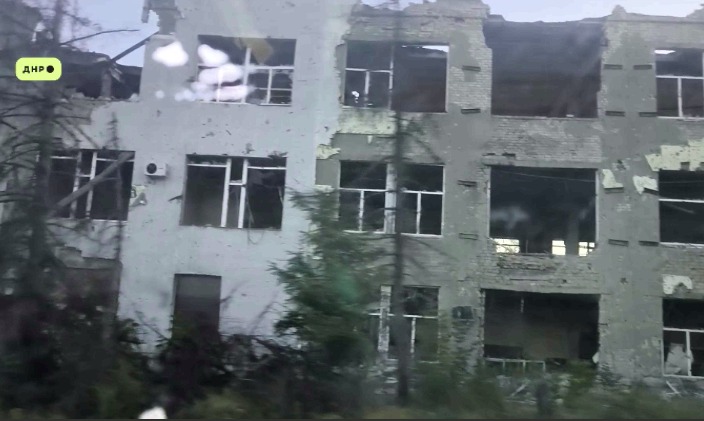 Военкору «ЯПервого» удалось побывать на позициях под Часов Яром