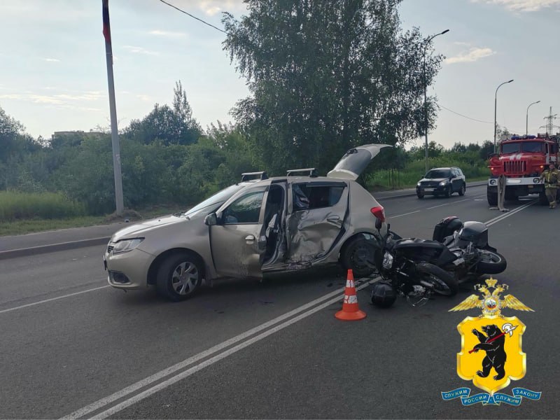 В ДТП в Рыбинске пострадали два человека